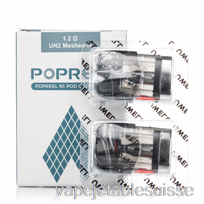 Vape Suisse Uwell Popreel N1 Dosettes De Remplacement 1.2ohm Un2 Bobines